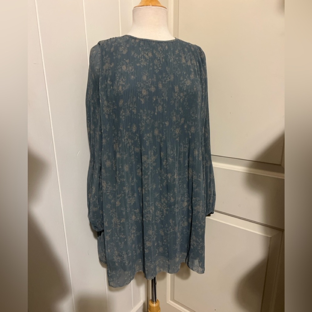 Aritzia Wilfred Daydreamer Pleated Mini Dress Floral Fairy Festival Bohemian